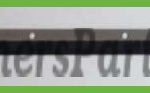 #23-C Ink Unit Washup Blade - SM52 Numbering Unit