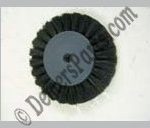 #37-K Stream Feeder Table Brush - Black Hard Bristle Brush Only