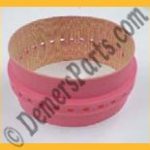 #61-S – Delivery Vacuum Slow Down Wheel Device – SM74 – low & high pile delivery and others - Pink raised - 9mm Rib / 38mm track
