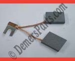 #66-G – Main Motor Drive Carbon Brushes with Circuit Wire – 6.4x20x25