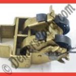 #66-NN – Motor Carbon Brush Slip Ring Holder - Dual 6.4mm x 12mm Brushes Split