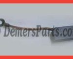 #66-O – Main Motor Drive Carbon Brushes with Circuit Wire – 8x20x35