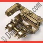 #66-UUU – Motor Carbon Brush Slip Ring Holder - Dual 8mm x 19mm Brushes Not Split