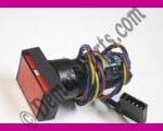 #74-HHHH – Printed Circuit Board - CPC Console Functions – Momentary Push-Action with Lite – Threaded with Cable (5 Pin) – Early Threaded - Red Luminous Push Button Action 18x24mm 5 Pin Cable