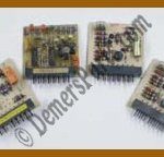 #81-T – Electronics – Sheet Control Box – AKA Feed Control - Early Weko Box Mini PCB - Set of 4 PC Boards