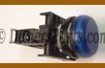 #84-XXX  Push Button 22mm Type - “Light Only” No Action No Contacts – Blue