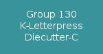 Group 130 K Series Diecutter Letterpress-C KS KSB KSBA KSD