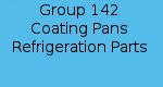 Group 142 - Coating Pans Refrigeration Parts