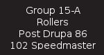 Group 15-A Post Drupa 86 - 102 Speedmaster