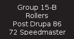 Group 15-B Post Drupa 86 - 72 Speedmaster
