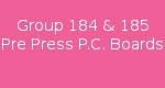 Group 185 Pre-Press Electronics