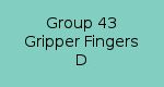 Group 43 Gripper Fingers D