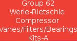 Group 62 Werie-Rietschle Compressor Vanes/Filters/Bearing Kits -A