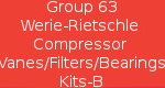 Group 63 Werie-Rietschle Compressor Vanes/Filters/Bearing Kits -B