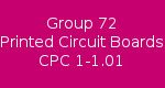 Group 72 Printed Circuit Board CPC 1 CPC 1.01